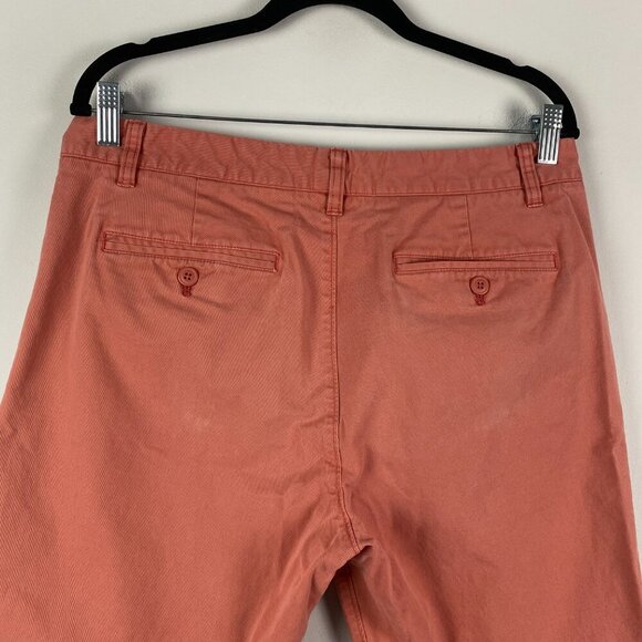 Bonobos Chino Shorts Mens 33 x 11 Washed Red Stretch - Picture 5 of 11